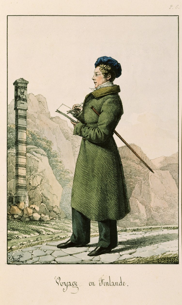 Selvportrett av Auguste de Montferrand