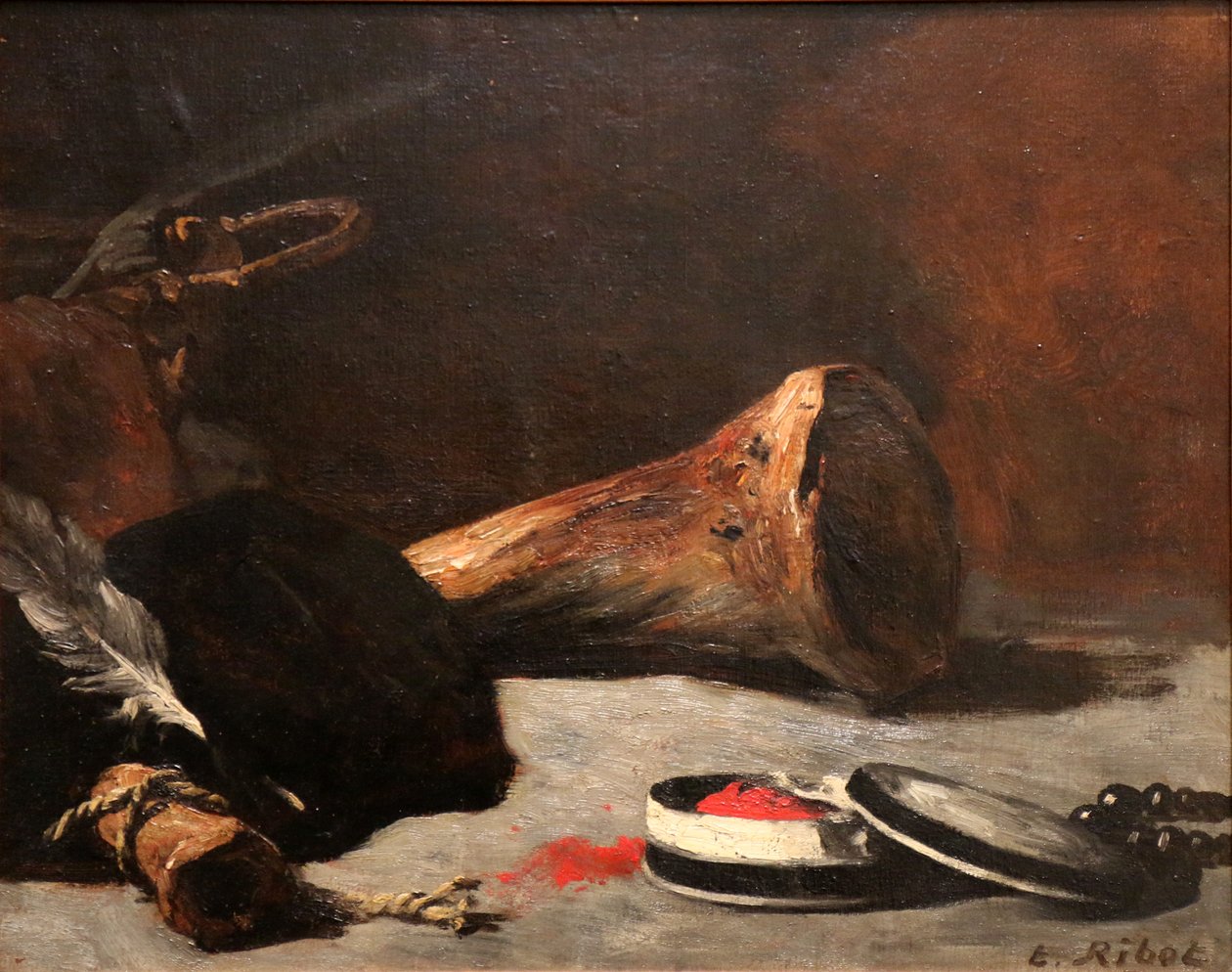 Stilleben av Auguste Theodule Ribot