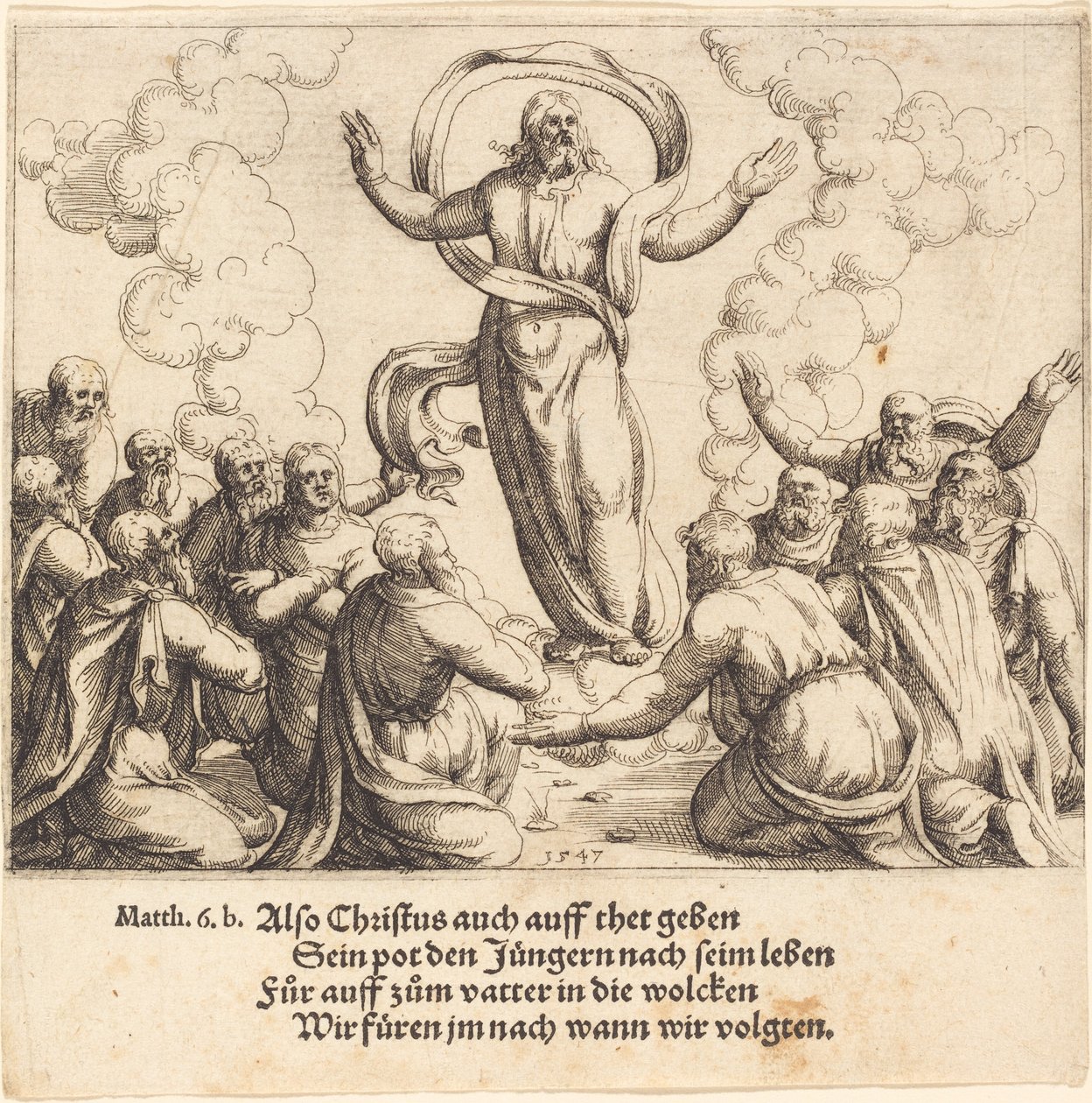 Himmelfarten, 1547. av Augustin Hirschvogel