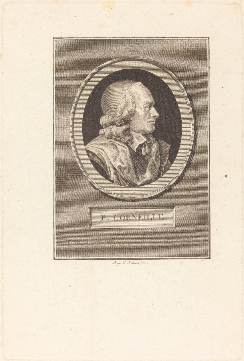 Pierre Corneille av Augustin de Saint Aubin