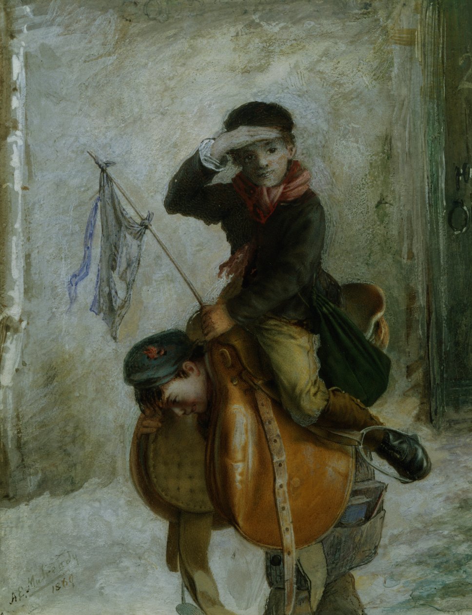 Den unge kavaleristen av Augustus Edward Mulready