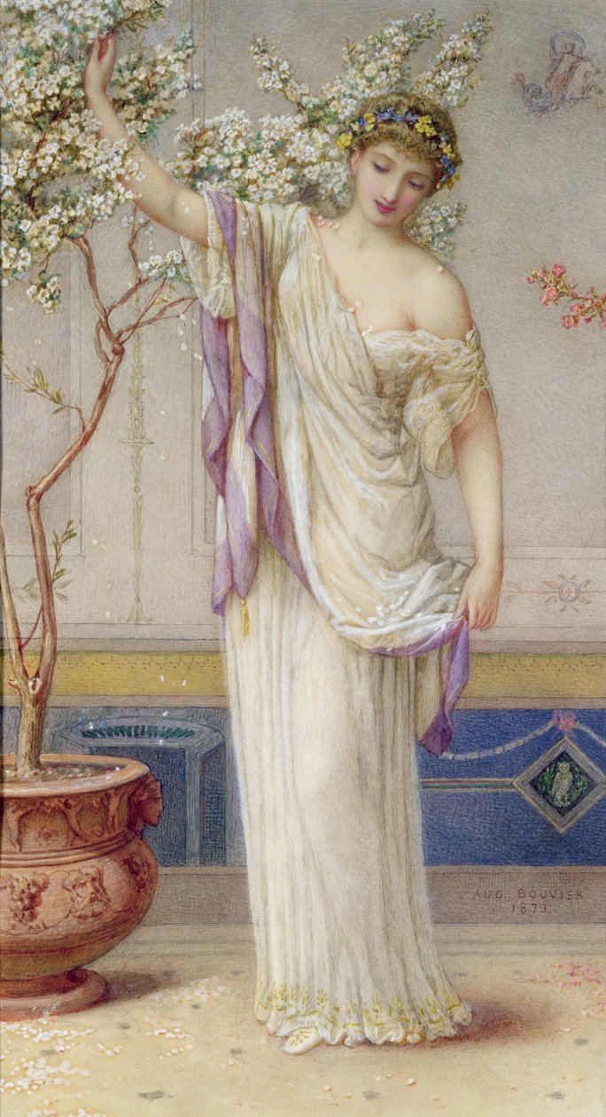 Flora, 1873 av Augustus Jules Bouvier