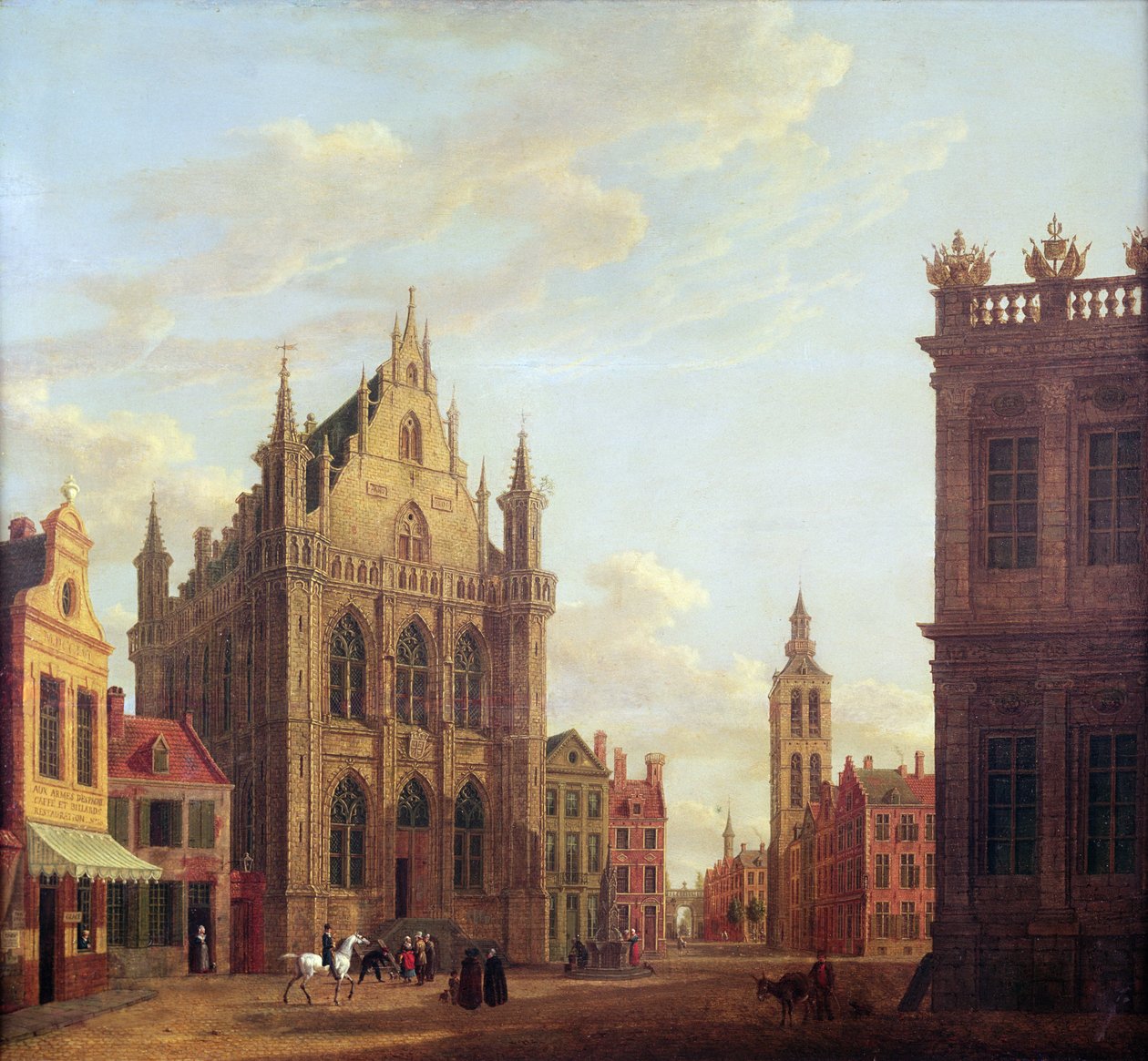 Brugge, 1824 av Augustus Wynantsz