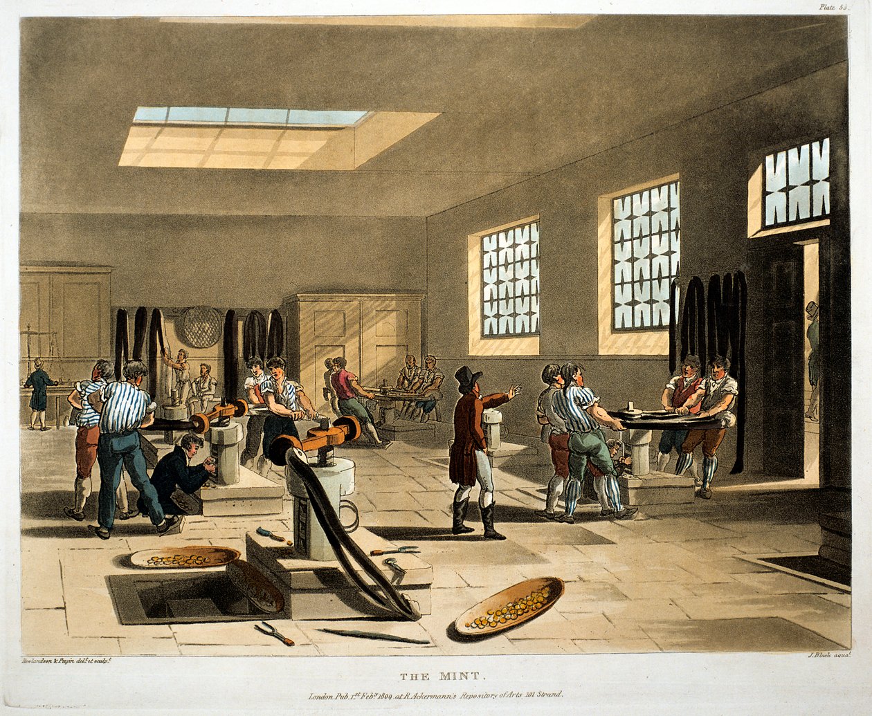 Mynten, London, 1808-1811 av Augustus Charles Pugin, Thomas Rowlandson