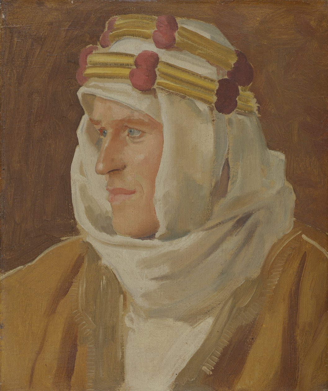Oberst Thomas Edward Lawrence (1888–1935) av Augustus John