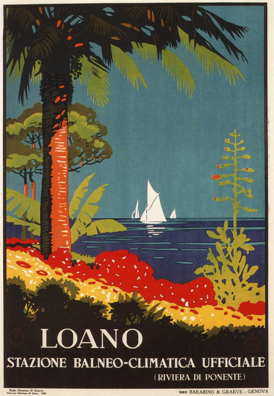 Loano, 1929 av Aurelio Craffonara