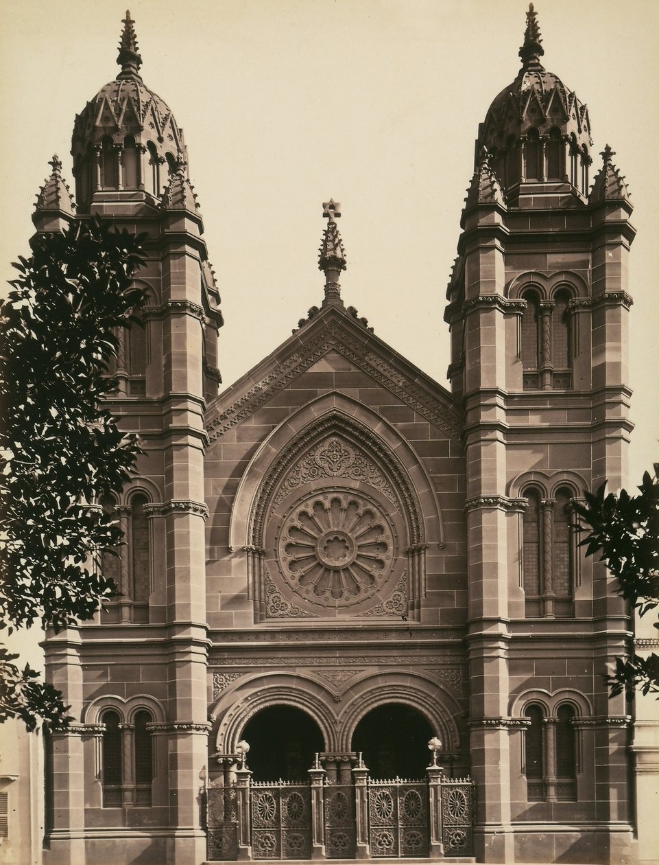 Fasade av den store synagogen i Sydney av Australian Photographer