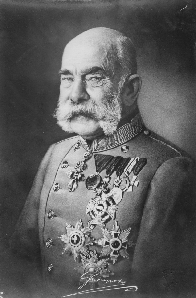 Keiser Franz Joseph I av Austrian Photographer