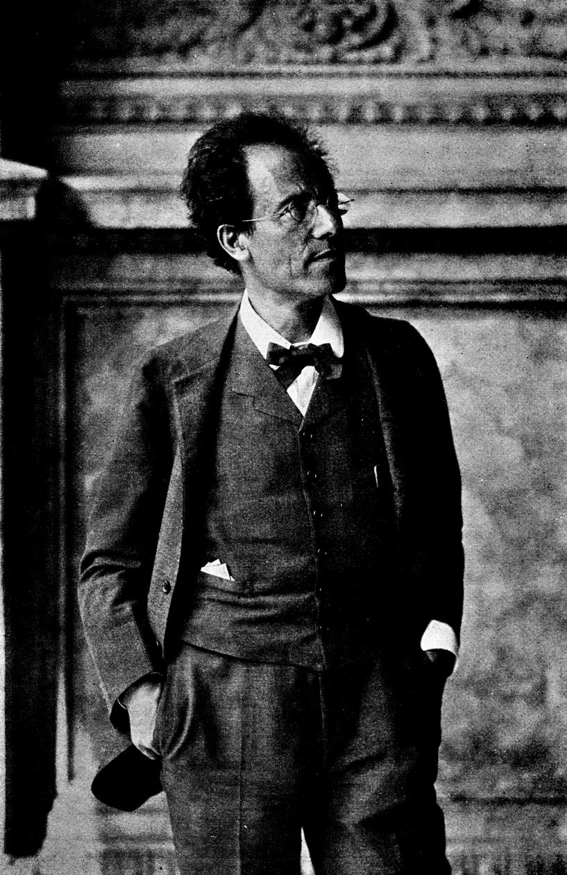 Portrett av Gustav Mahler av Austrian Photographer