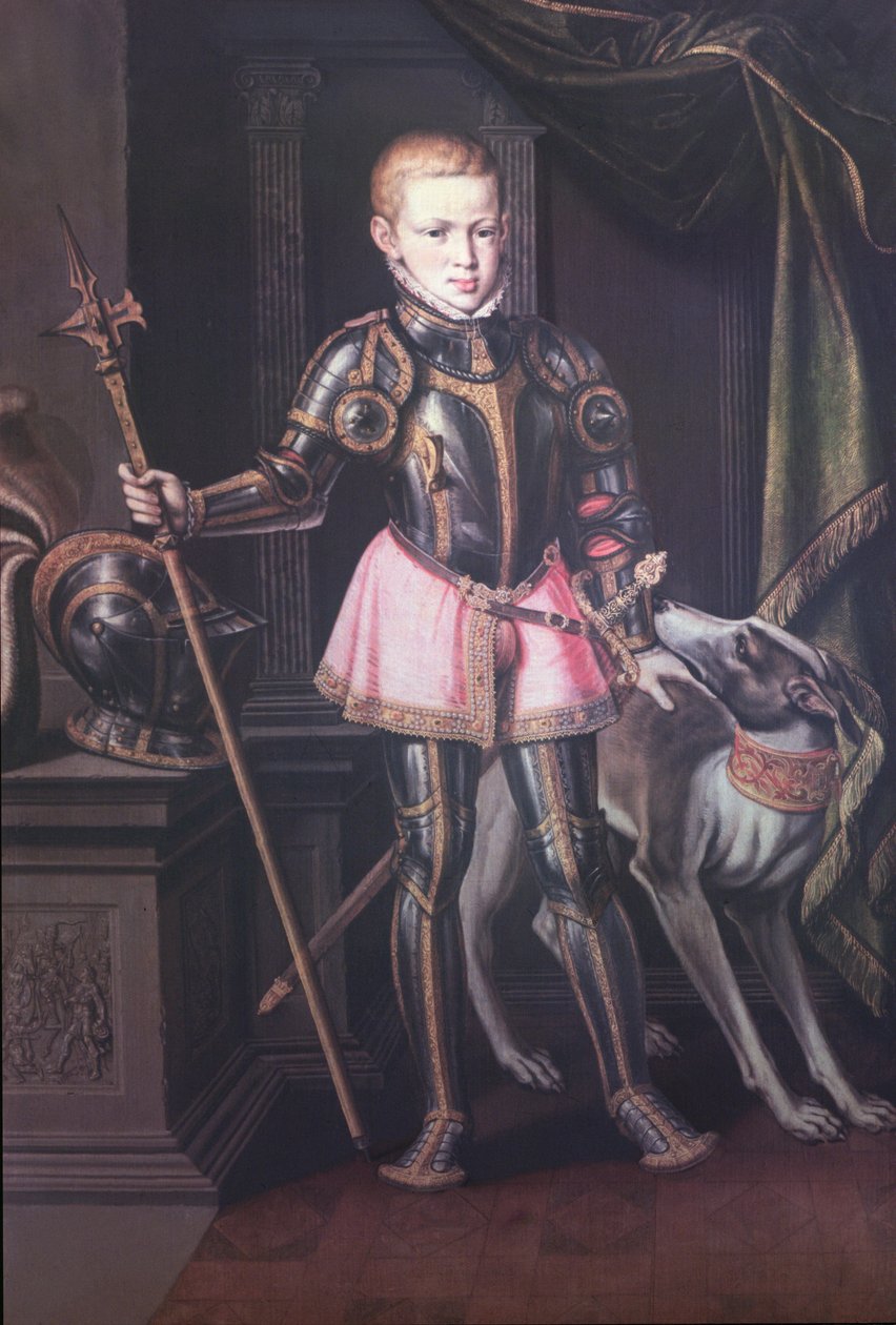 Ferdinand Maximilian Joseph I, erkehertug av Østerrike og keiser av Mexico (1832-67) som gutt av Austrian School