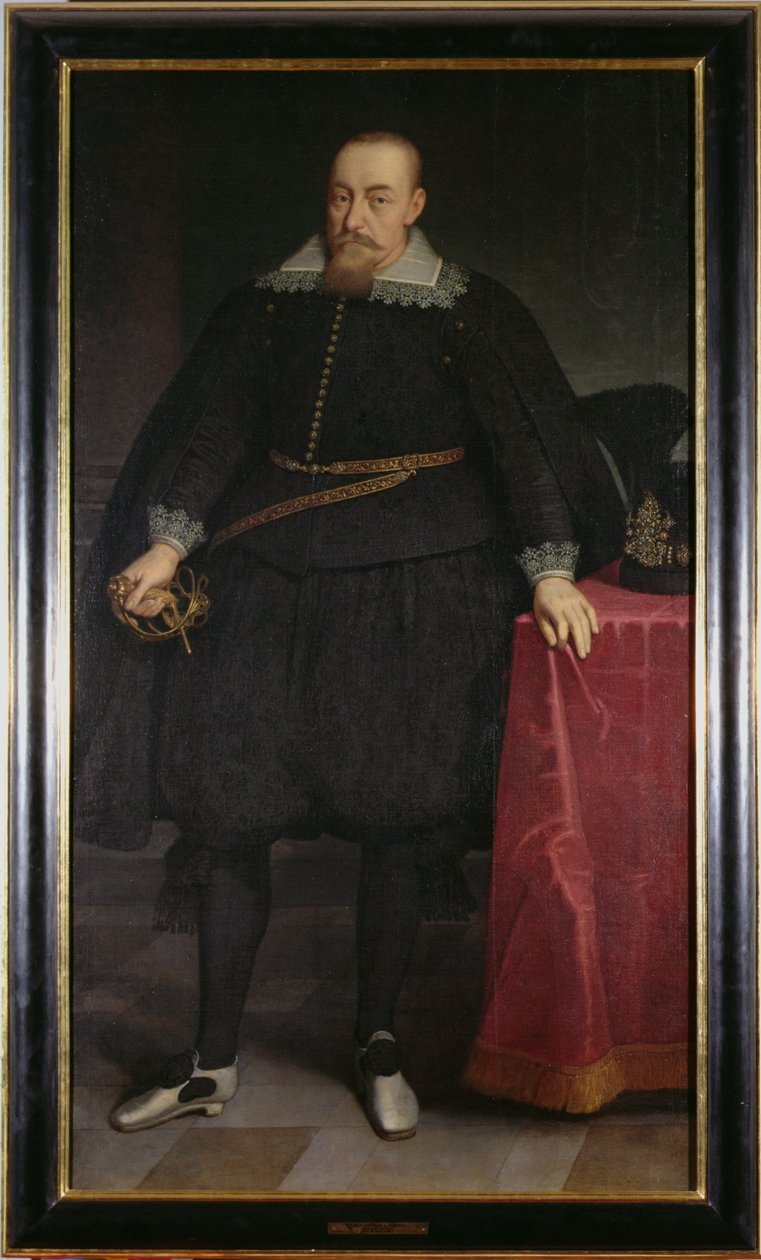 Portrett av Sigismund III (1566-1632) av Austrian School