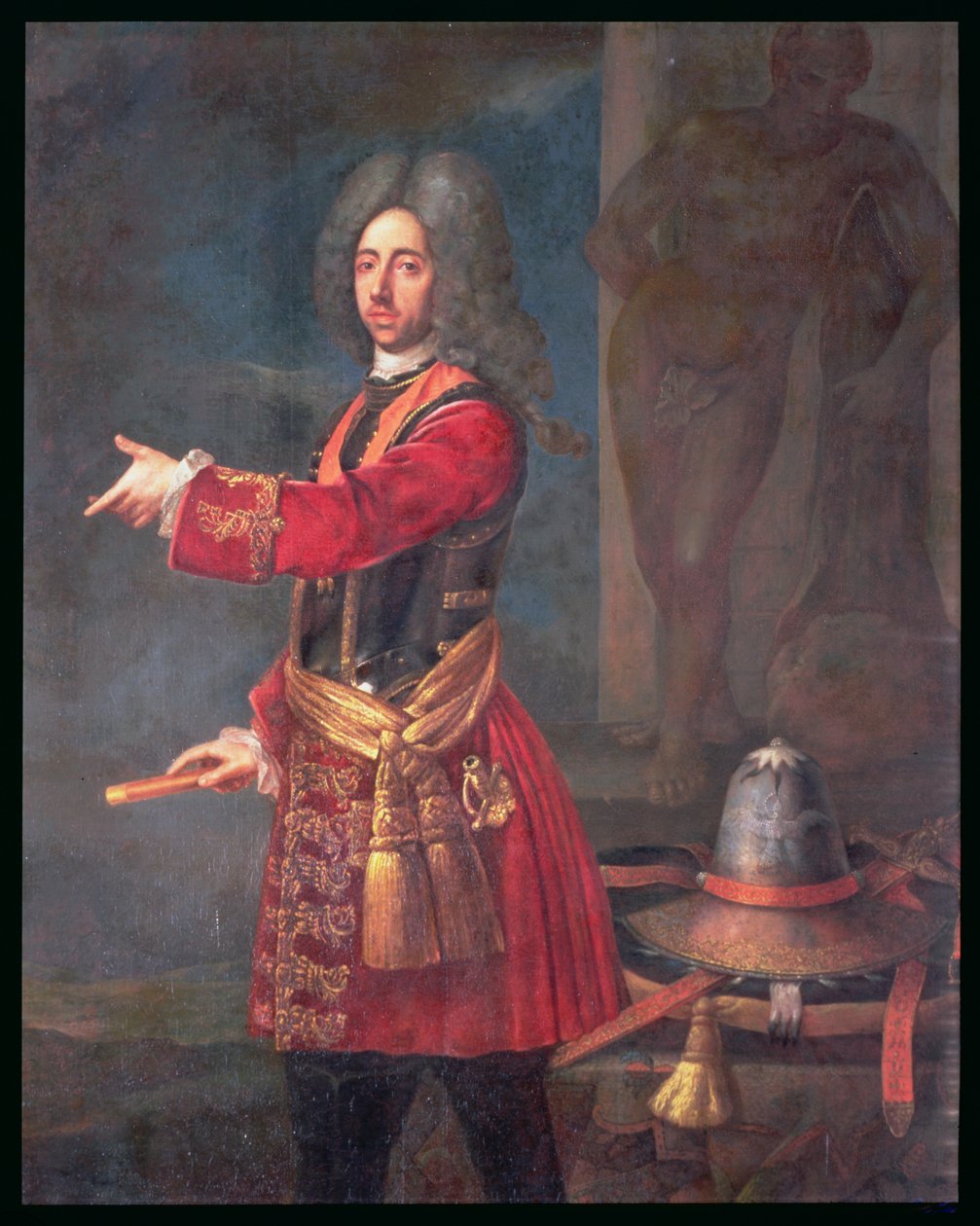 Prins Eugene av Savoy (1663-1736) av Austrian School