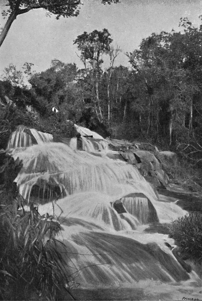 Foss på Rio Dourado Lencoes, 1895 av Axel Frick