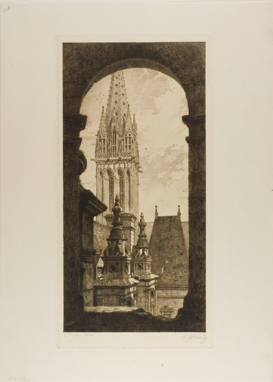 St. Pierre, Caen av Axel Herman Haig