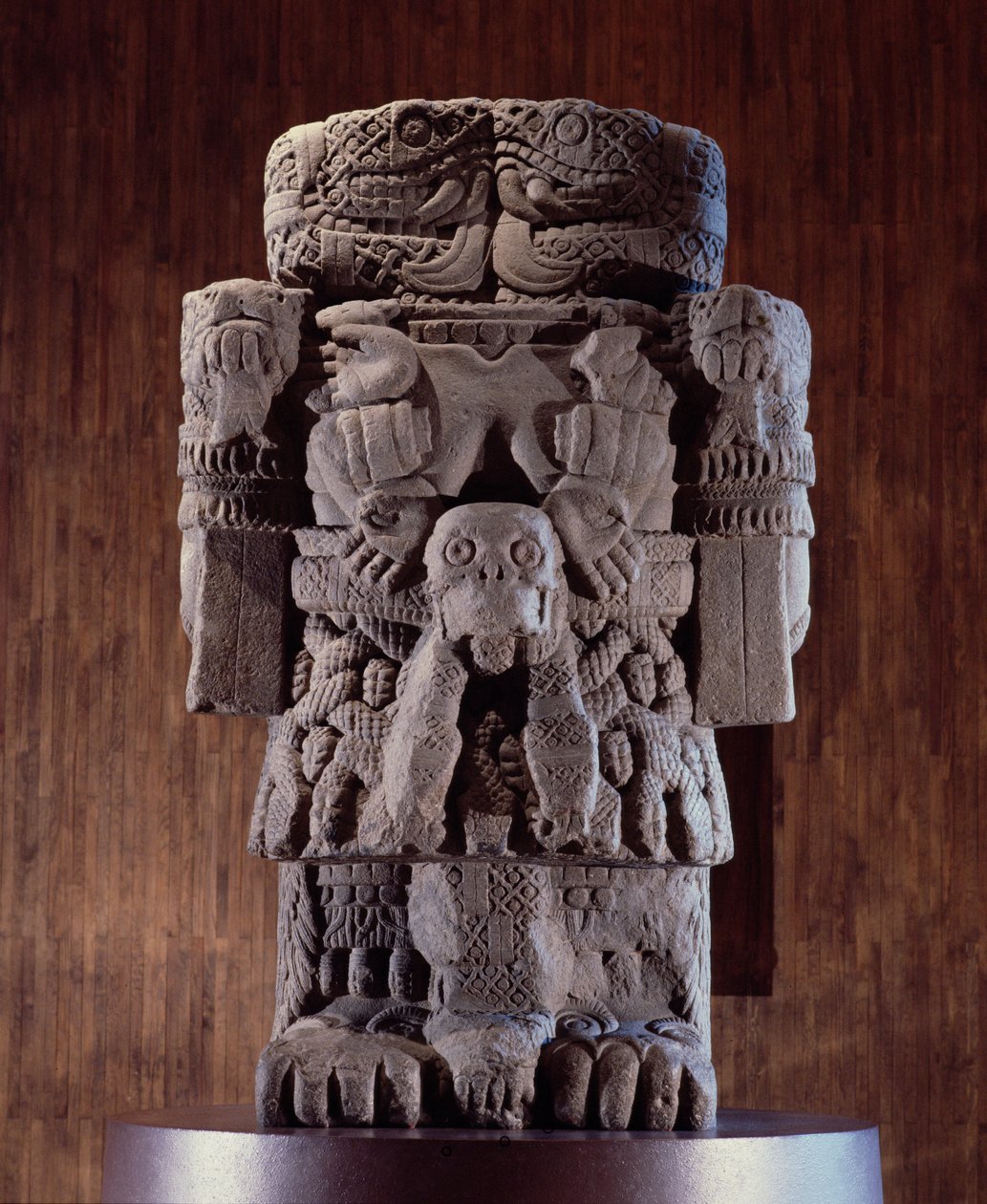 Coatlicue, sen etter klassisk periode (1300-1521) av Aztec