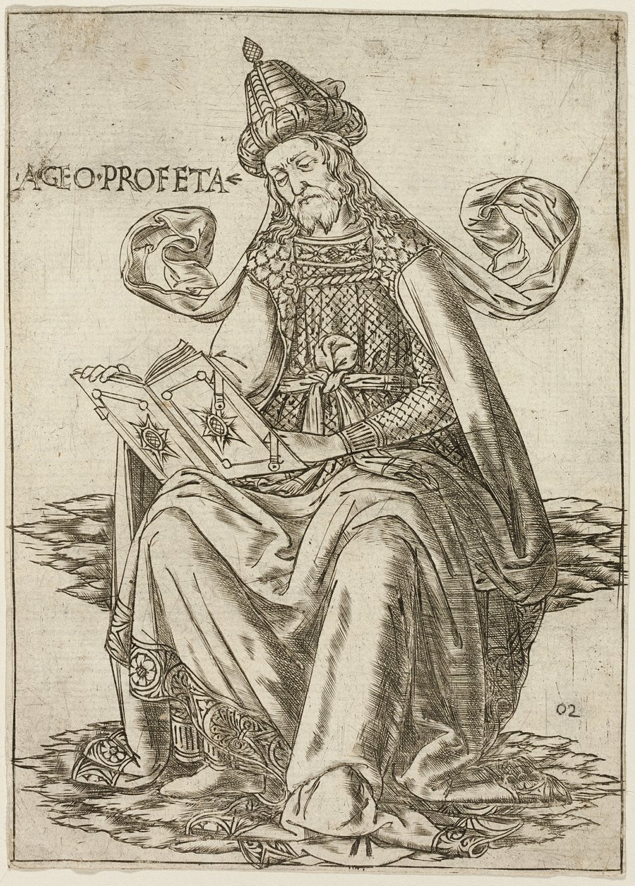 Profeten Haggai av Baccio Baldini