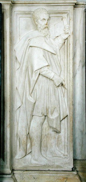 Profet (marmor) av Baccio Bandinelli