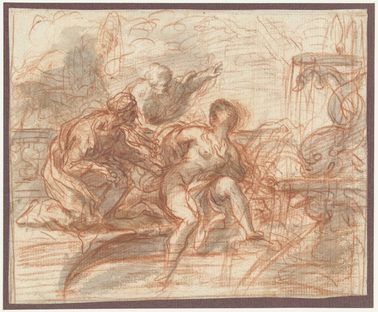 Susanna og de eldste av Baldassare Franceschini (attributed to)