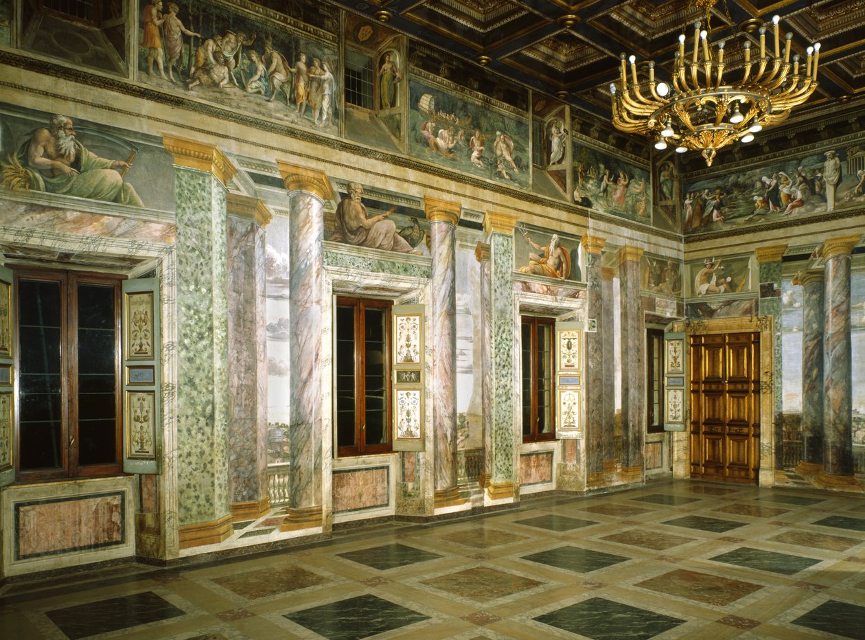 Hall of Perspectives av Baldassarre Peruzzi