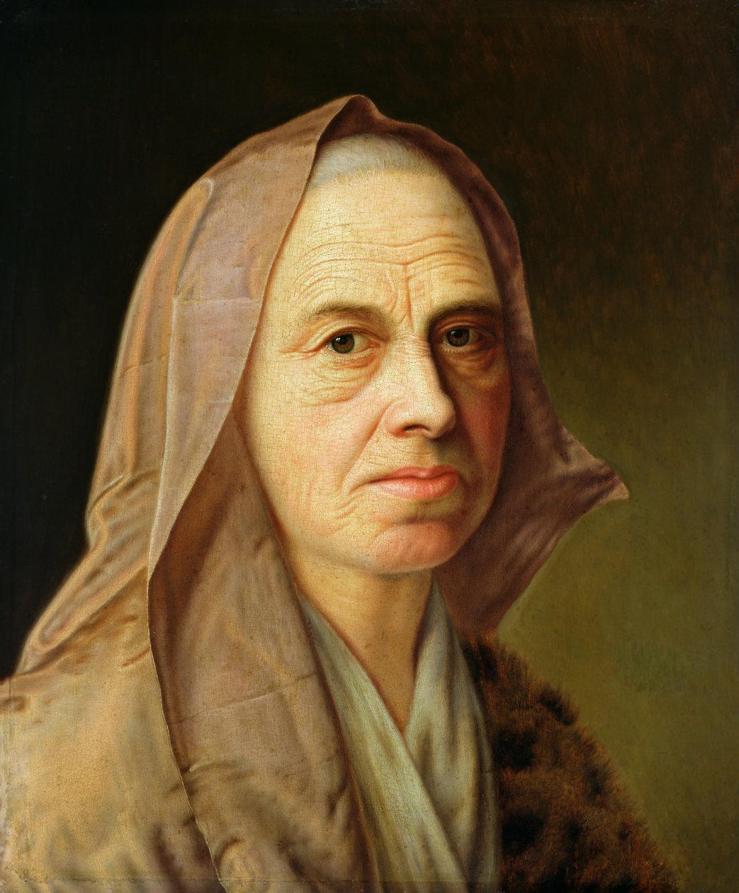 Gammel dame av Balthasar Denner