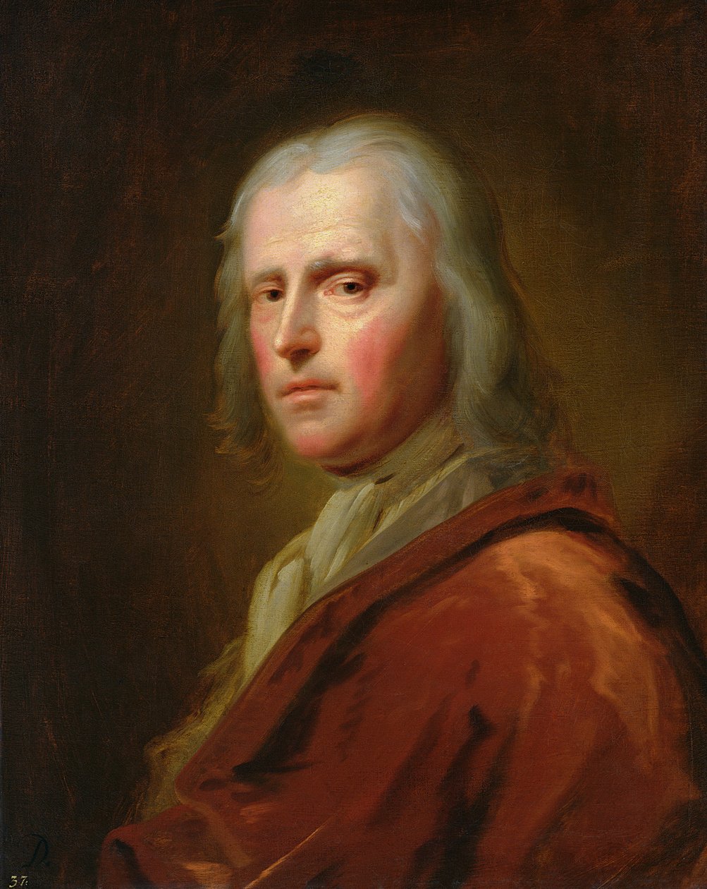Portrett av en mann av Balthasar Denner