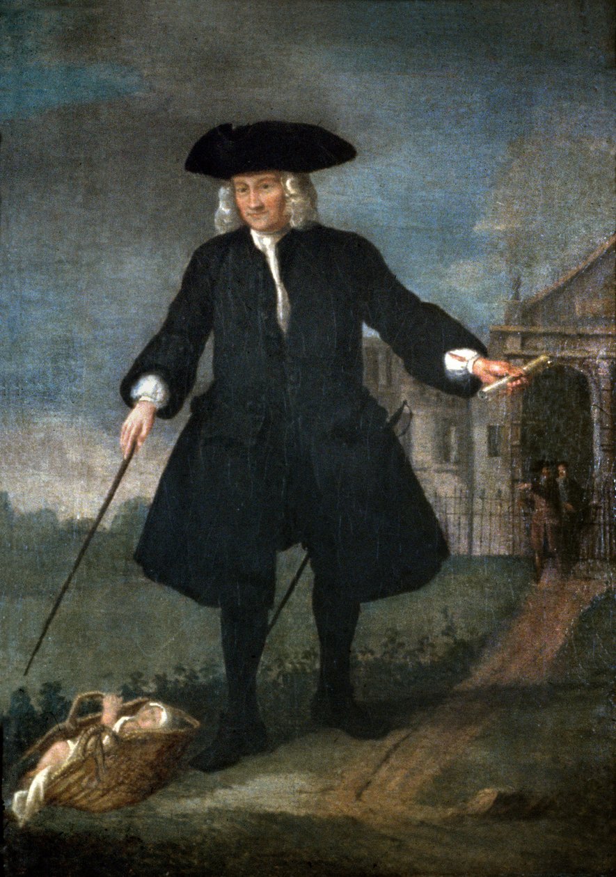 Portrett av kaptein Thomas Coram (ca. 1668-1751) av Balthasar Nebot