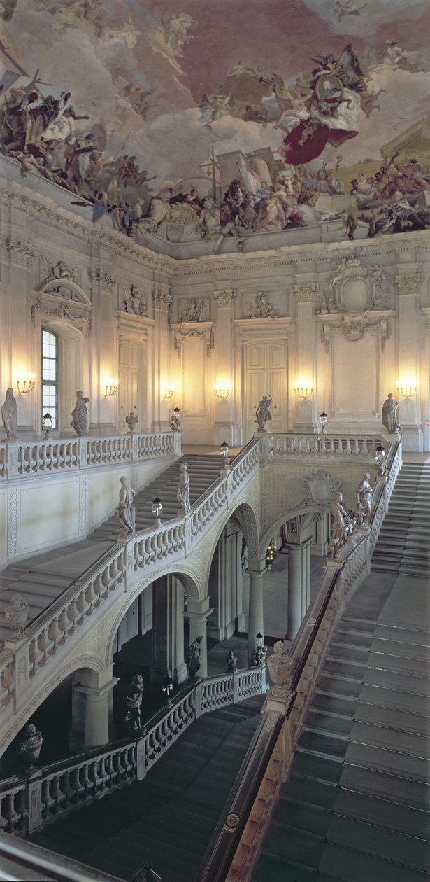 Trappen, bygget 1719-44 av Balthasar Neumann