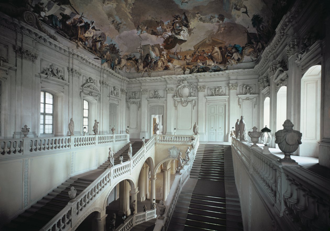 Trappen, bygget 1719-44 av Balthasar Neumann