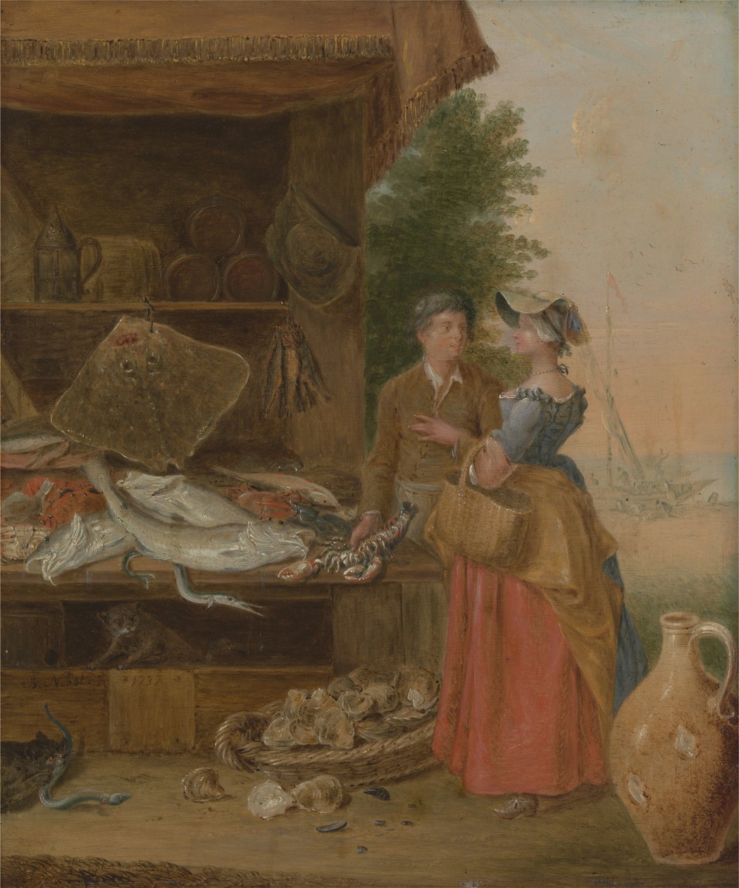 Fiskehandlerens bod av Balthasar Nebot
