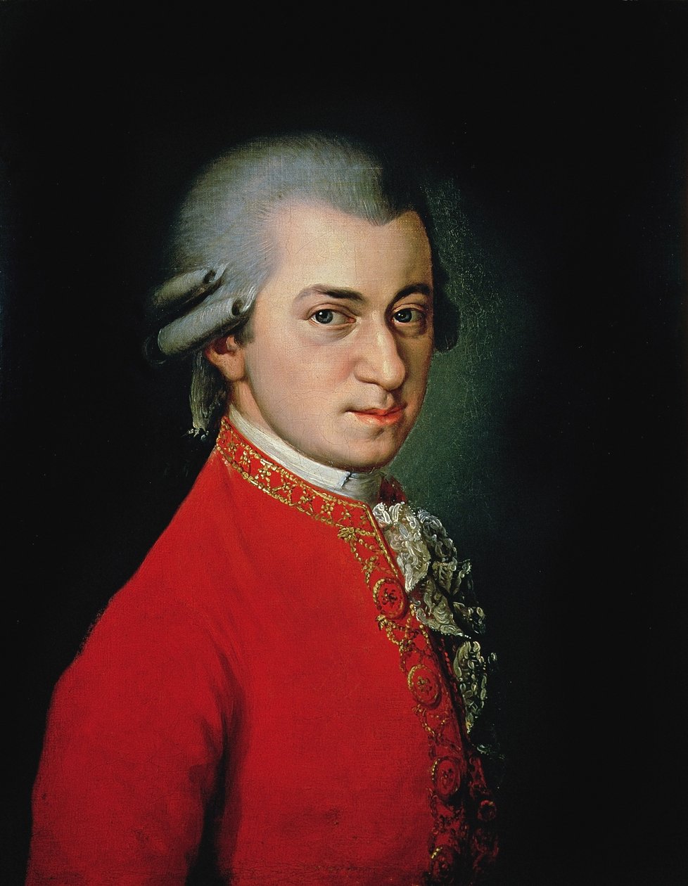 Wolfgang Amadeus Mozart, 1818 av Barbara Krafft