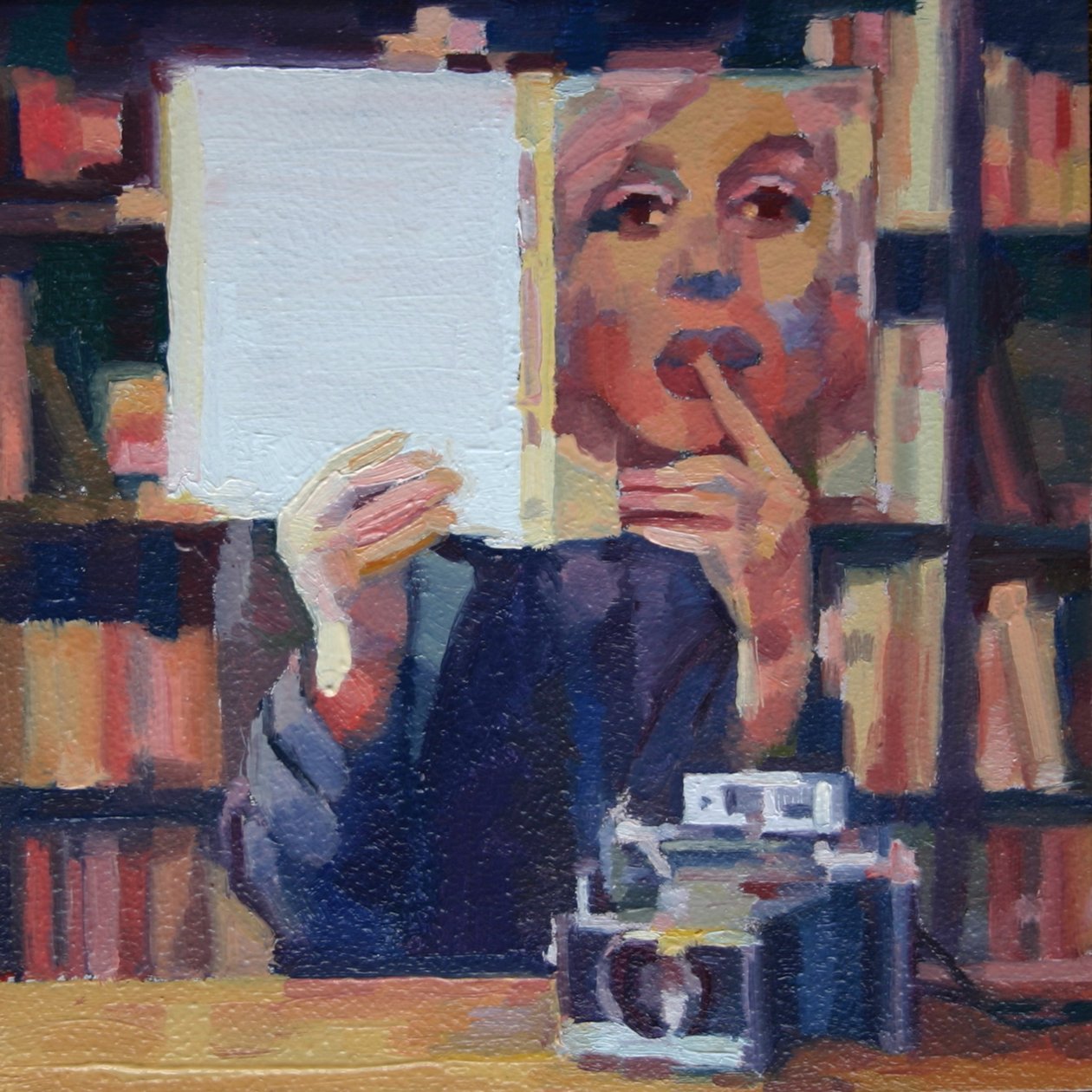"Face 18", 2012 av Barbara Hoogeweegen