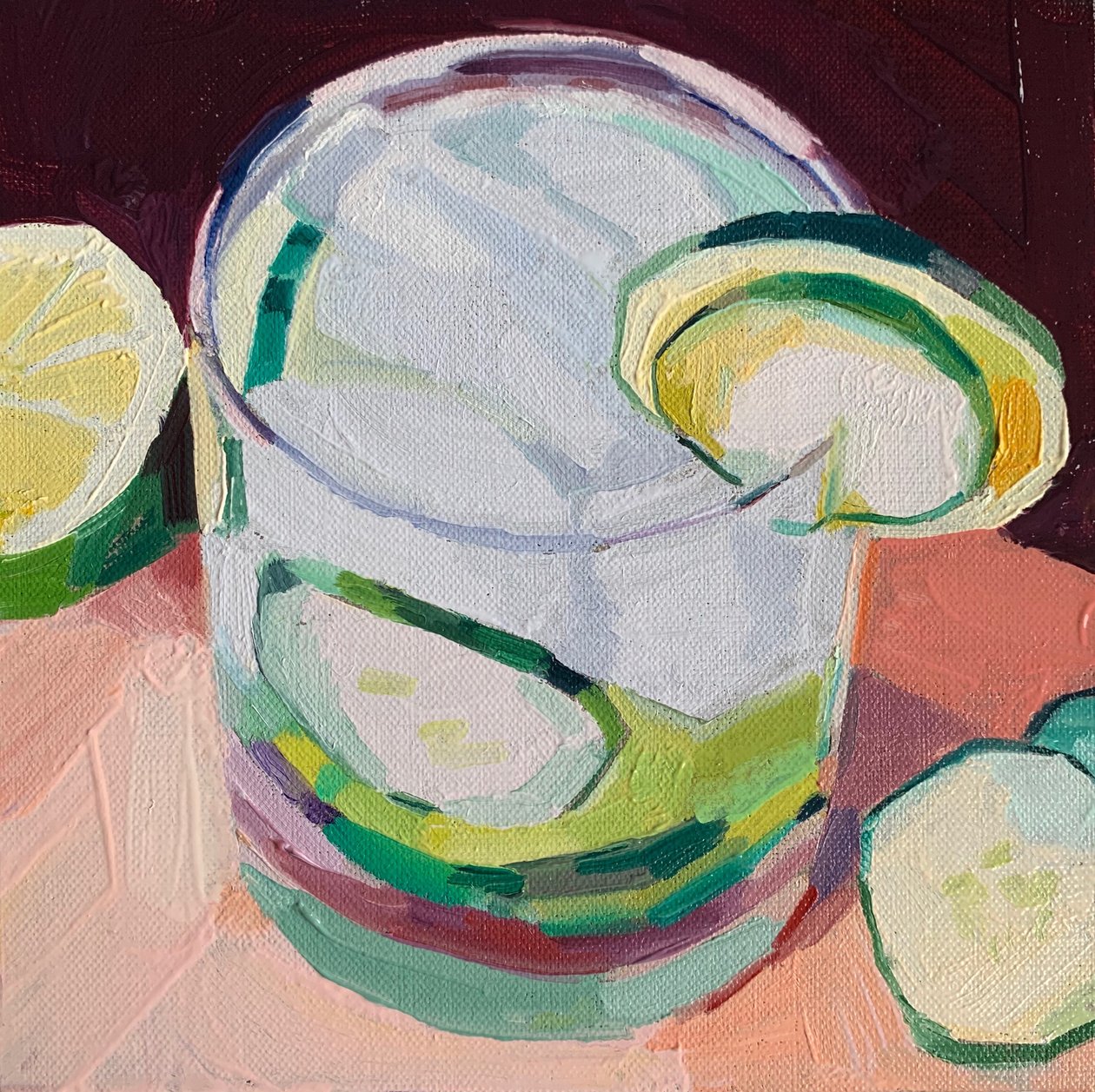 Gin og tonic, 2020 av Barbara Hoogeweegen