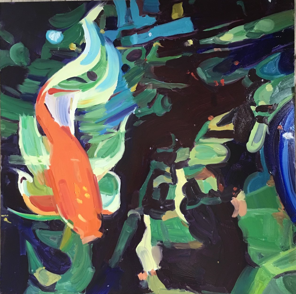 'Gullfisk', 2017 av Barbara Hoogeweegen