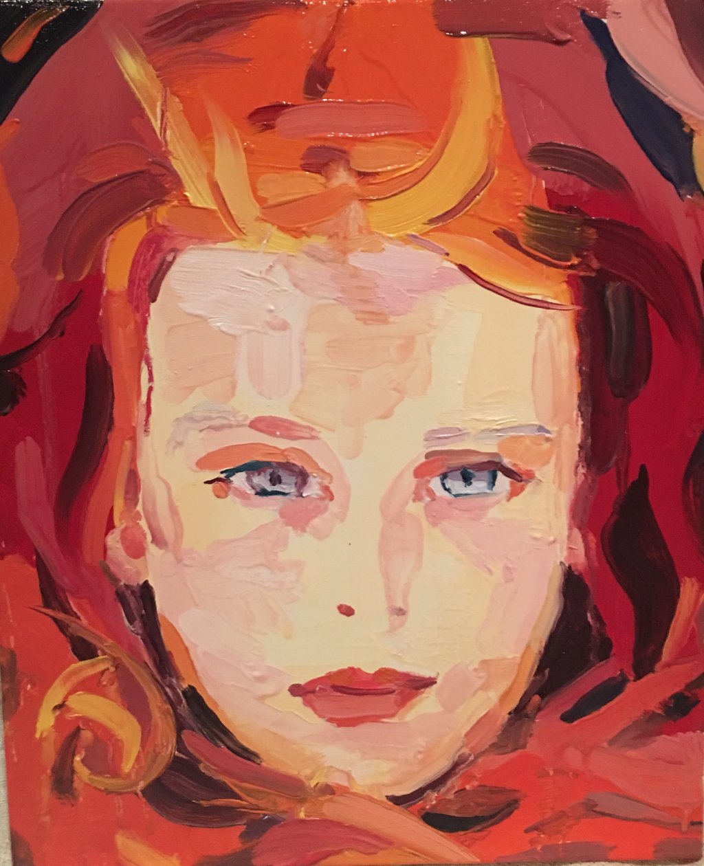 'On fire', 2017 av Barbara Hoogeweegen