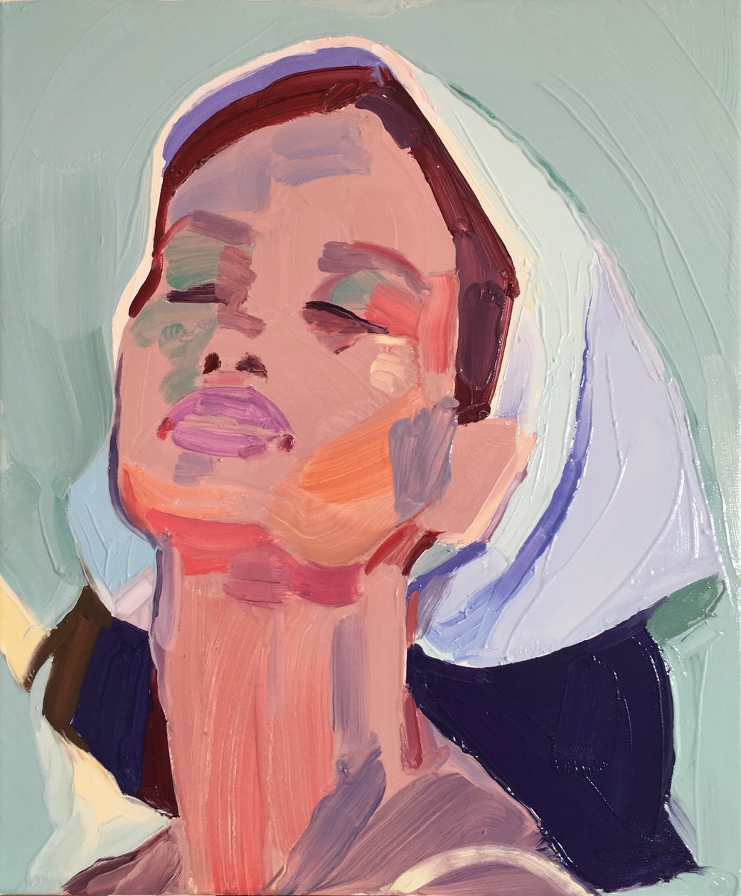 "Vått i vått", 2018 av Barbara Hoogeweegen