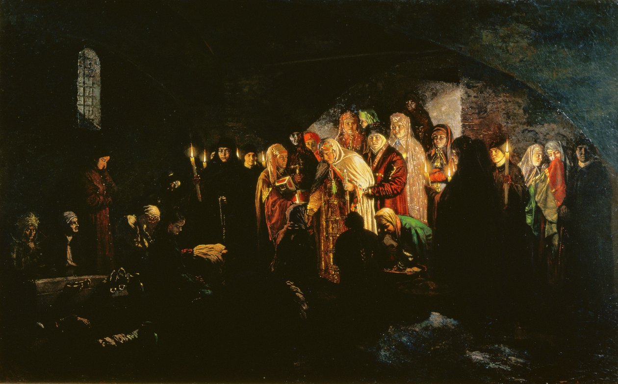 Keiserinne som gir almisser, 1880 av Mikhail Konstantinovich Klodt