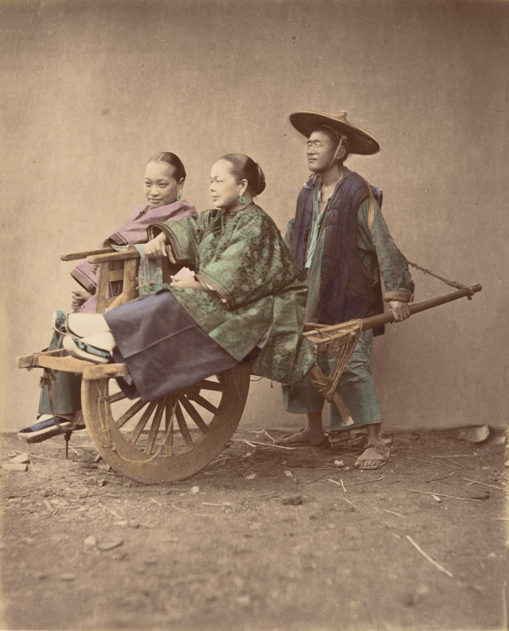 Trillebår, 1870-tallet. av Baron Raimund von Stillfried
