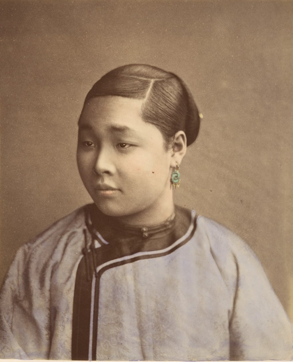 Jente fra Shanghai, 1870-tallet. av Baron Raimund von Stillfried