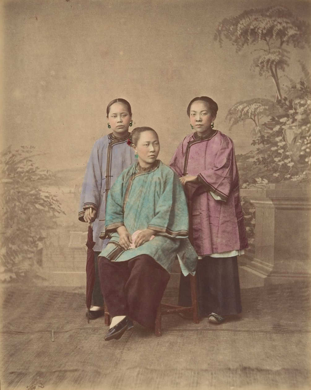Shanghai-jenter, 1870-tallet. av Baron Raimund von Stillfried
