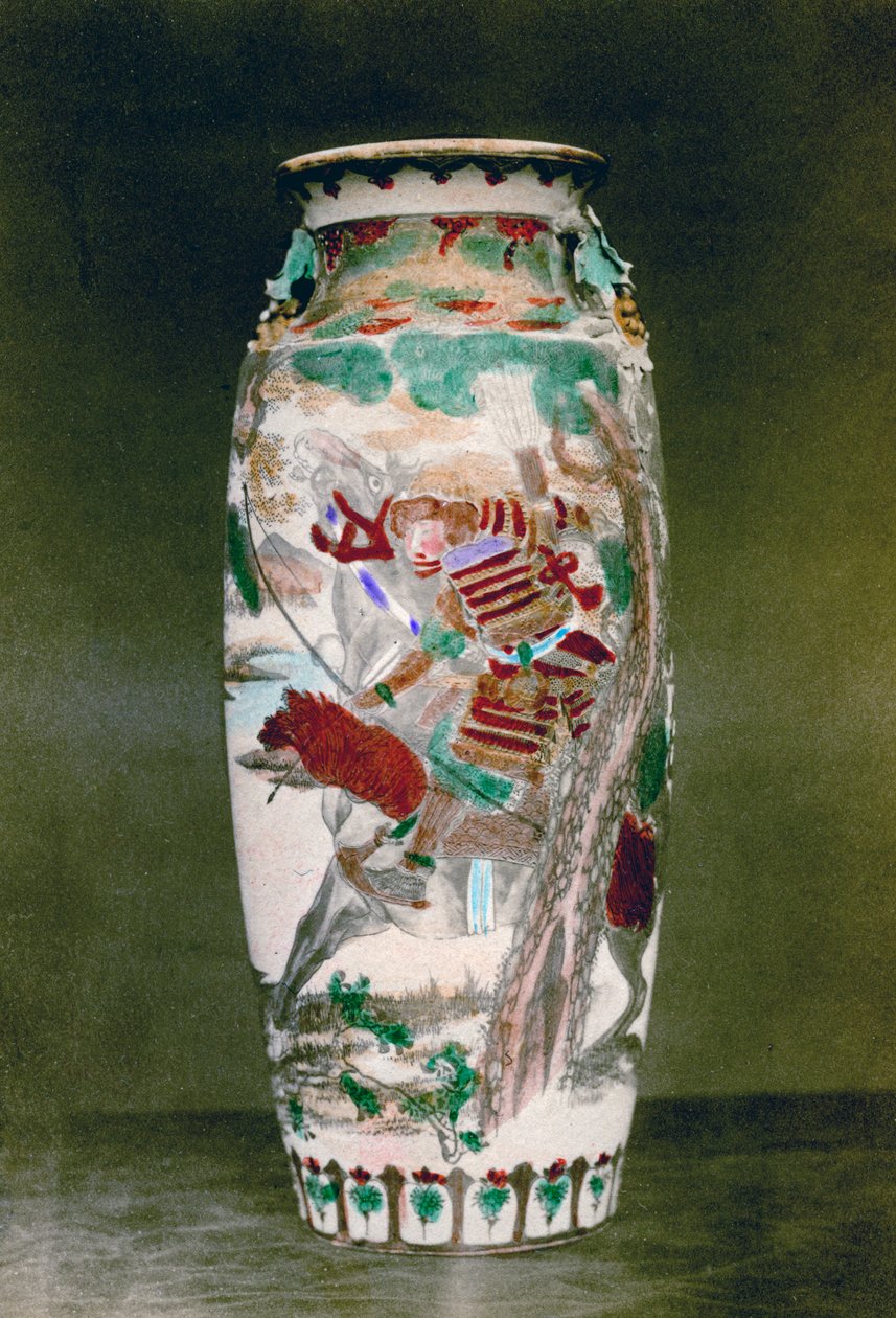 Satsuma vase, Japan, 1882 av Baron Raimund von Stillfried