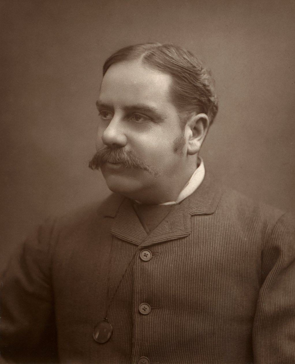 Alfred E Watson , britisk teaterkritiker, 1886 av Barraud