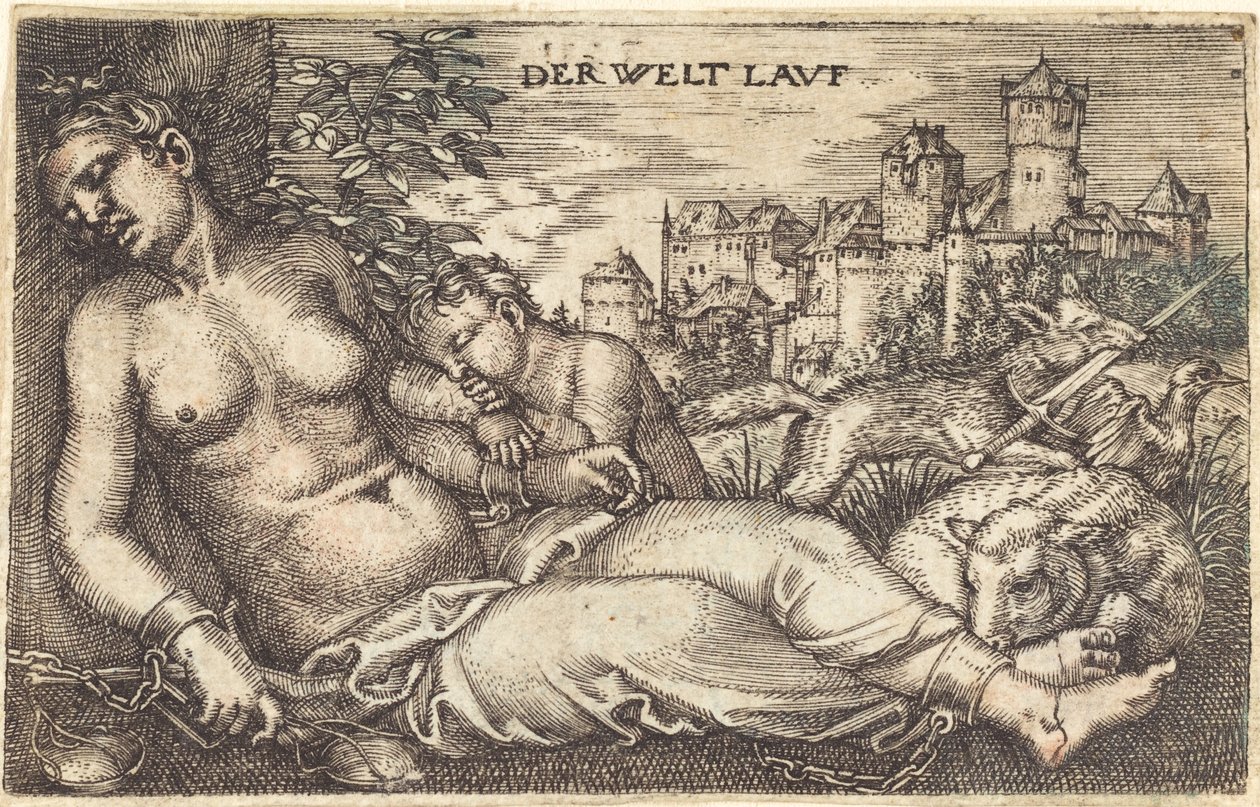 "The World Lavf" (Sovende rettferdighet) av Barthel Beham