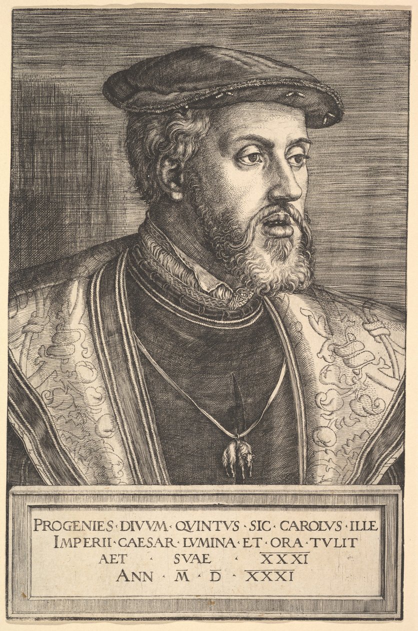 Keiser Karl V, 1500-tallet. av Barthel Beham