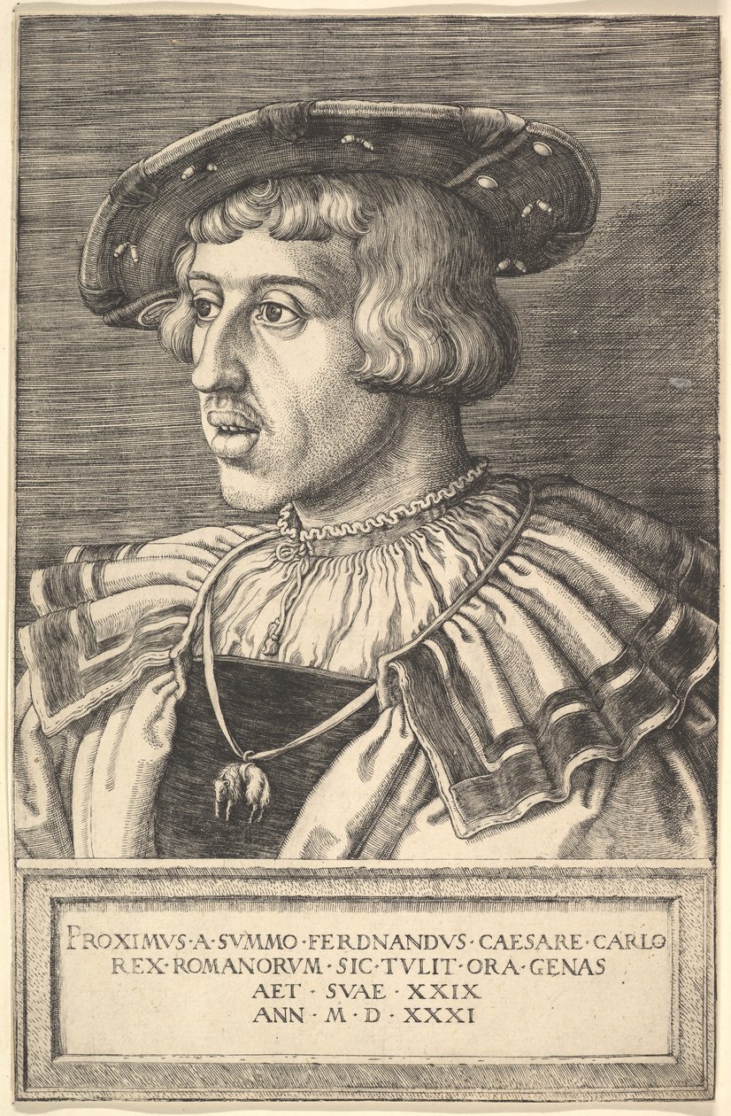 Keiser Ferdinand I, 1500-tallet. av Barthel Beham