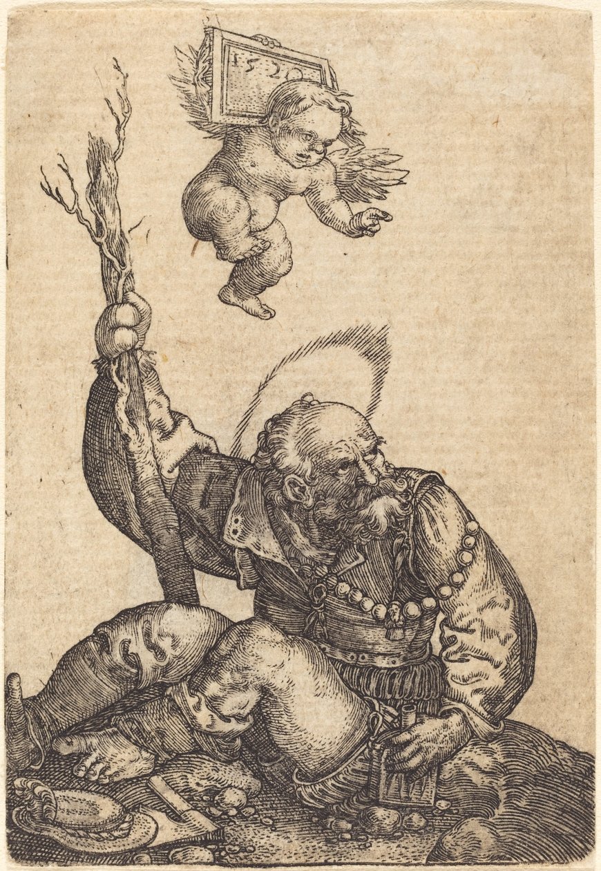 Den hellige Christopher av Barthel Beham