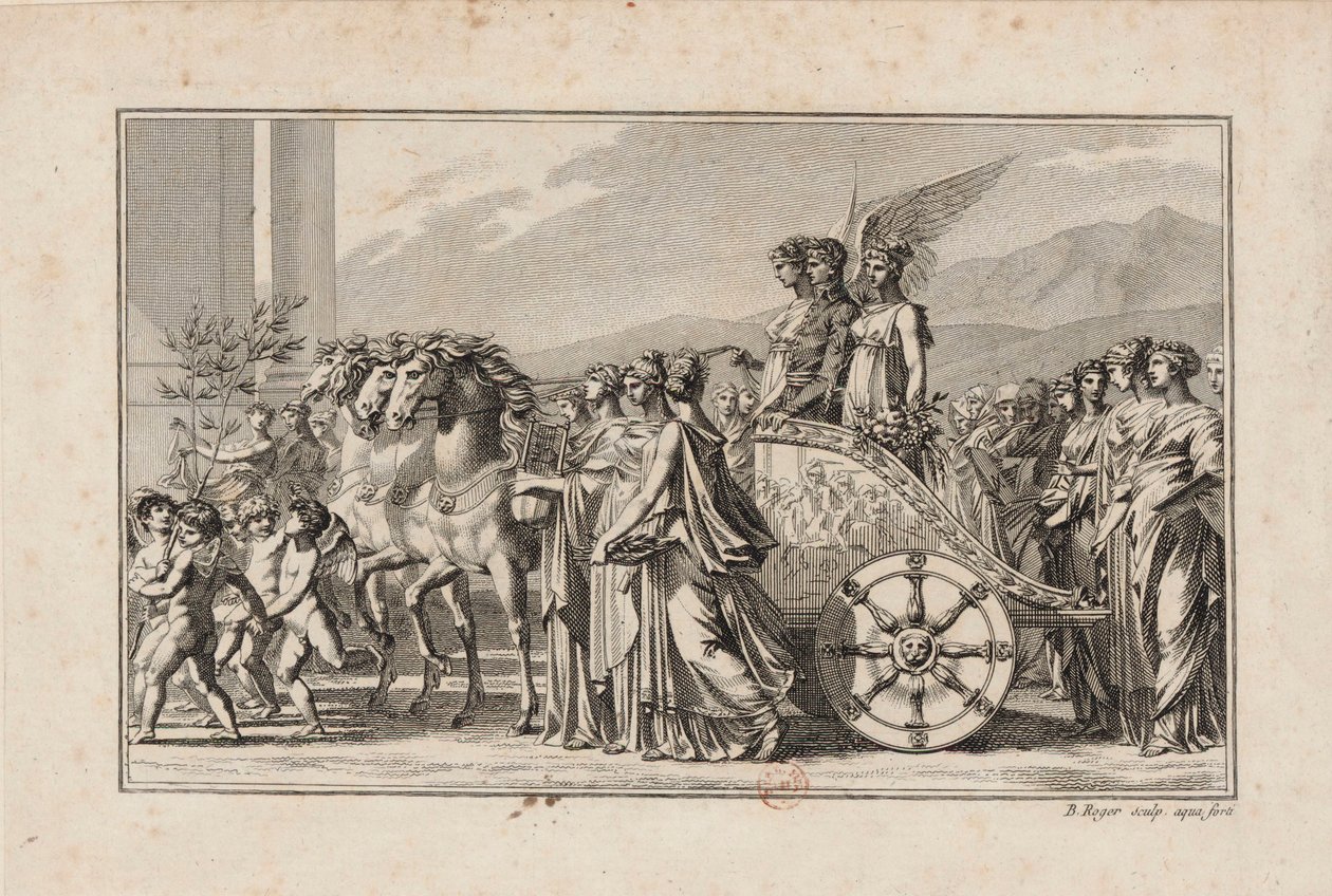 Triumf av Napoleon, første konsul, 1801. av Barthélemy Roger