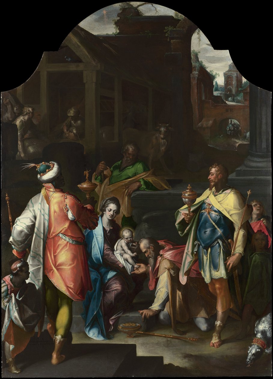 Tilbedelsen av kongene av Bartholomaeus Spranger