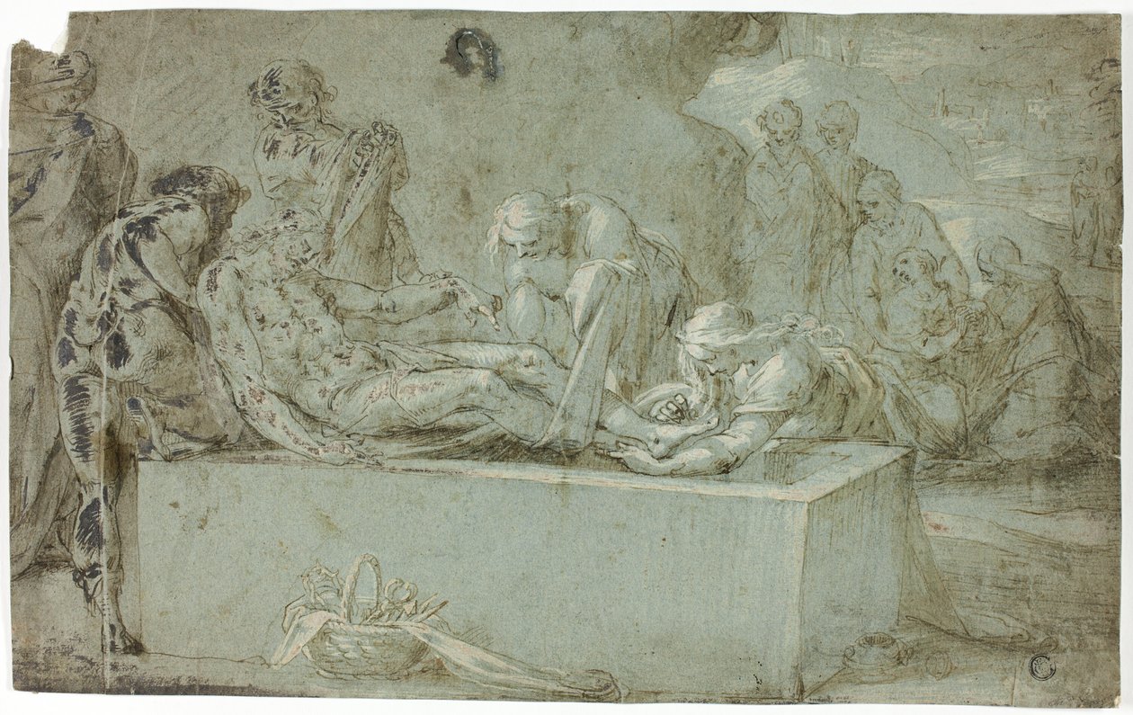 Gravlegging av Bartholomaeus Spranger