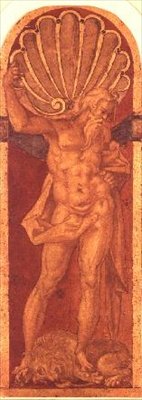 Hercules (blyant) av Bartholomaeus Spranger