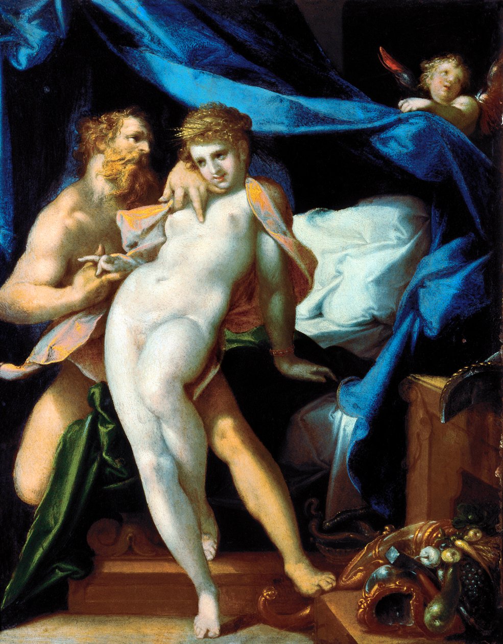 Venus og Maia av Bartholomaeus Spranger